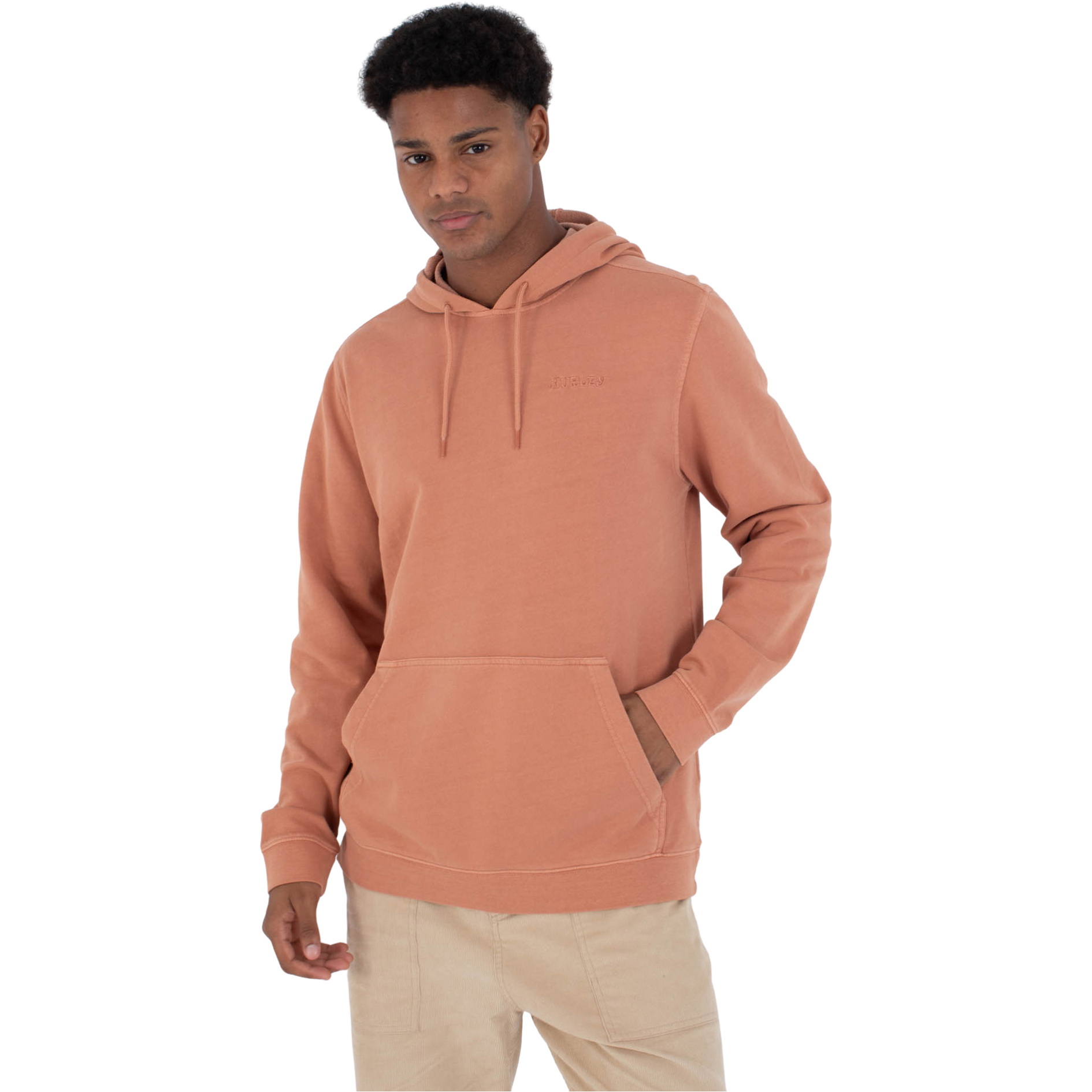 2026 Hurley M&auml;nner Naturals PO Hoodie HFA25MMFT04693 - Martian Rust